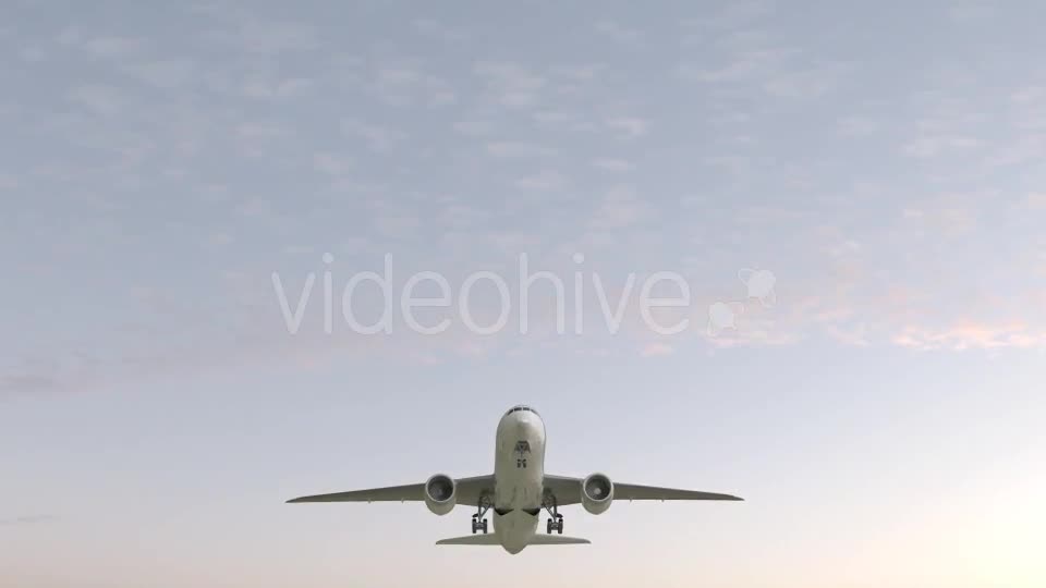 Dreamliner Flying and Closing Landing Gear Videohive 21033217 Motion Graphics Image 1