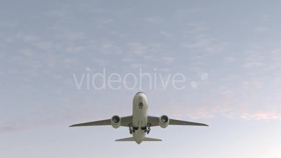 Dreamliner Flying and Closing Landing Gear Videohive 21033217 Motion Graphics Image 2