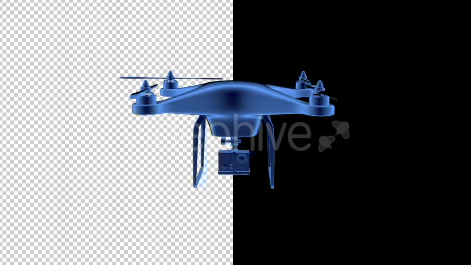 Drone 3D Outline Videohive 17388667 Motion Graphics Image 2