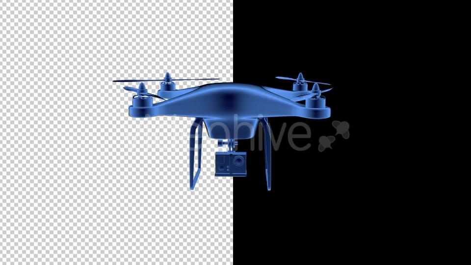 Drone 3D Outline Videohive 17388667 Motion Graphics Image 3