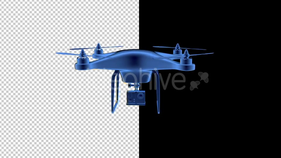 Drone 3D Outline Videohive 17388667 Motion Graphics Image 4