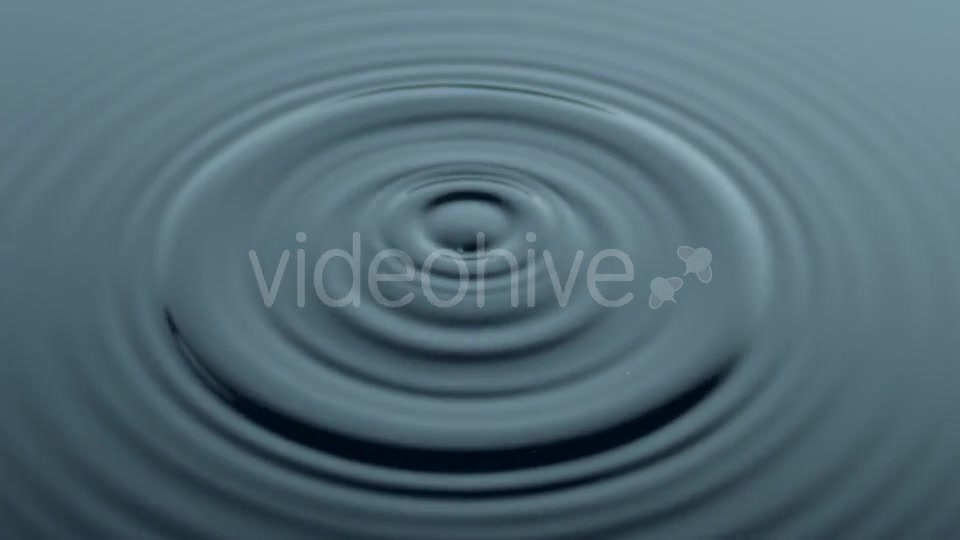 Drop Of Water Rippling The Surface  Videohive 13620975 Stock Footage Image 3