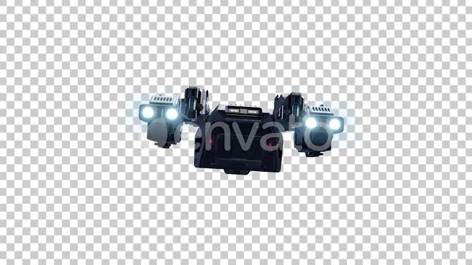 Dropship Taking Off Videohive 22363811 Motion Graphics Image 6