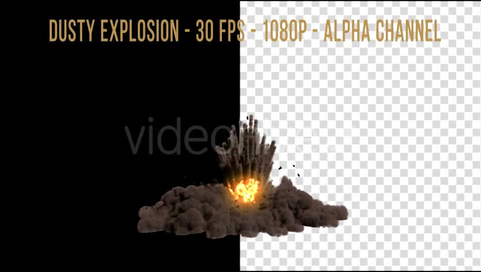 Dusty Explosion Videohive 18294009 Motion Graphics Image 1