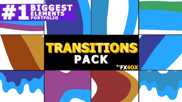 Dynamic Cartoon Transitions | Motion Graphics Pack - 21375047 Download Videohive