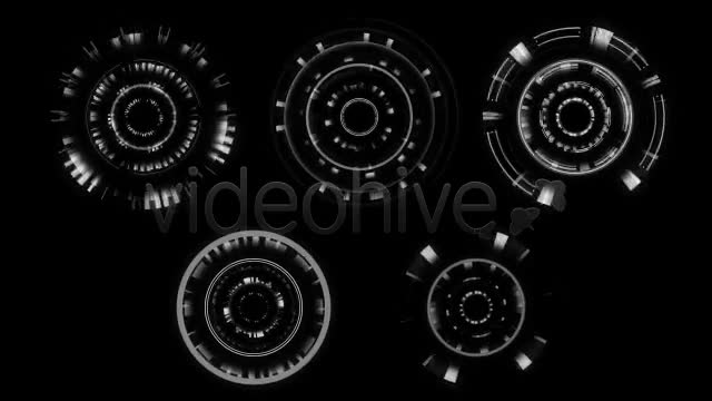 Dynamic Cut Circle Elements Pack_01 Videohive 10518366 Motion Graphics Image 1