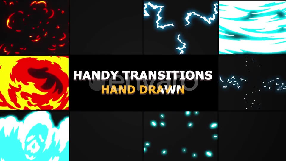 Dynamic Handy Transitions | Motion Graphics Pack Videohive 23019831 Motion Graphics Image 2