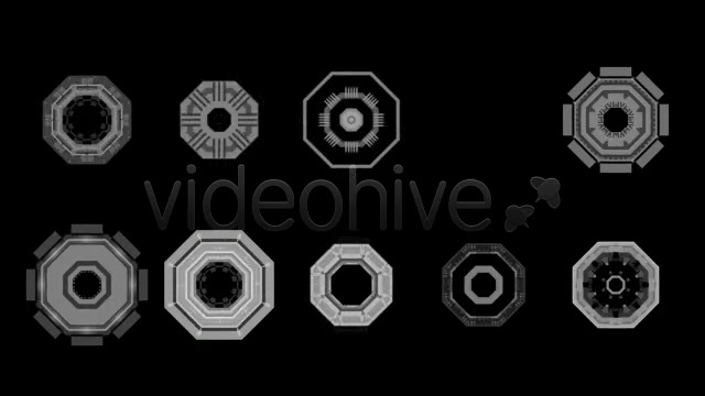 Dynamic Hexagon Elements Pack Videohive 8103172 Motion Graphics Image 4