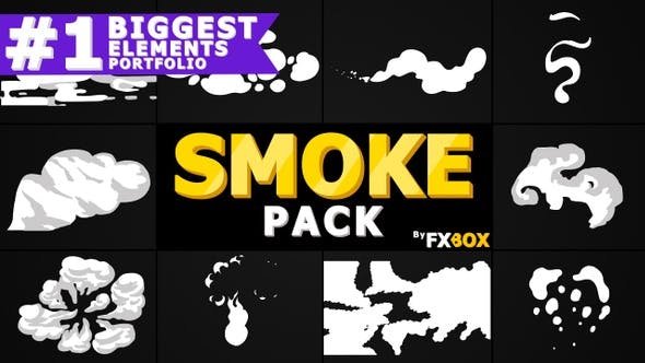 Dynamic Smoke Elements Pack | Motion Graphics Pack - Download Videohive 23244024