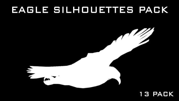 Eagle Silhouettes 13 Pack - Videohive 21219889 Download