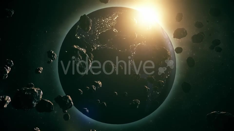 Earth And Asteroids Videohive 13986699 Motion Graphics Image 2