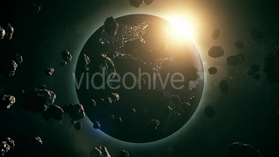 Earth And Asteroids Videohive 13986699 Motion Graphics Image 3