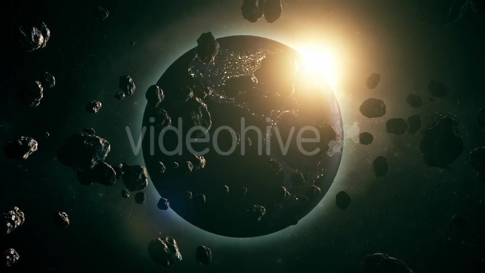 Earth And Asteroids Videohive 13986699 Motion Graphics Image 4