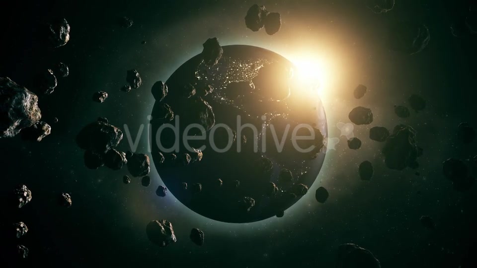 Earth And Asteroids Videohive 13986699 Motion Graphics Image 5