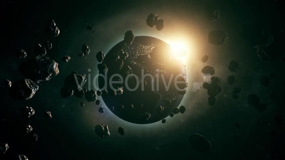 Earth And Asteroids Videohive 13986699 Motion Graphics Image 7