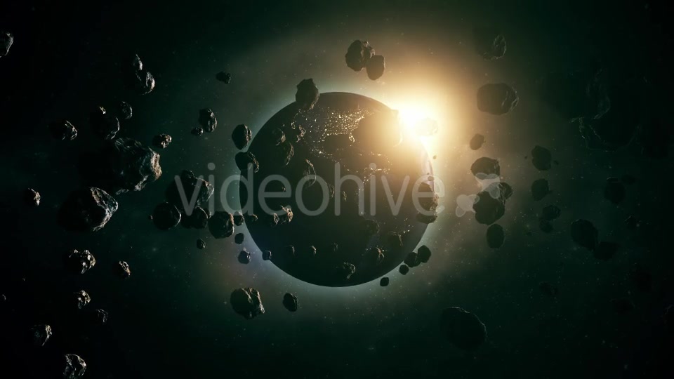 Earth And Asteroids Videohive 13986699 Motion Graphics Image 8