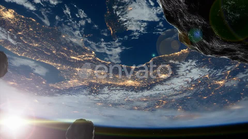 Earth and Asteroids Videohive 22816081 Motion Graphics Image 1