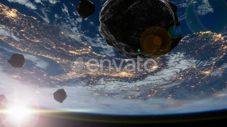 Earth and Asteroids Videohive 22816081 Motion Graphics Image 2