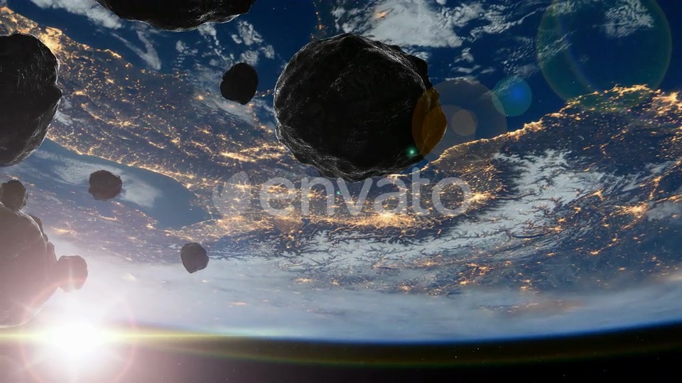 Earth and Asteroids Videohive 22816081 Motion Graphics Image 3