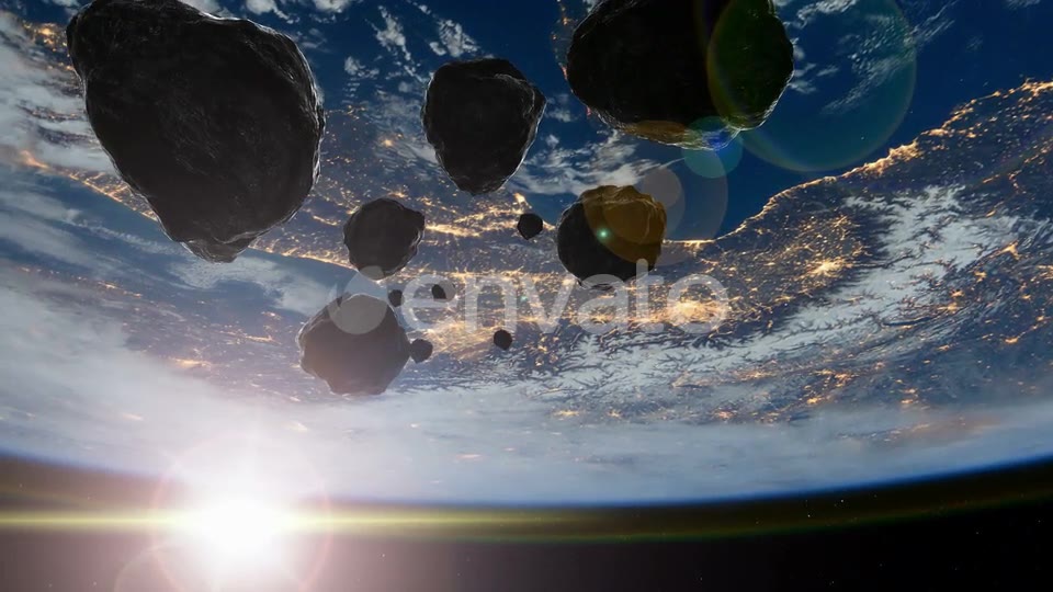 Earth and Asteroids Videohive 22816081 Motion Graphics Image 7
