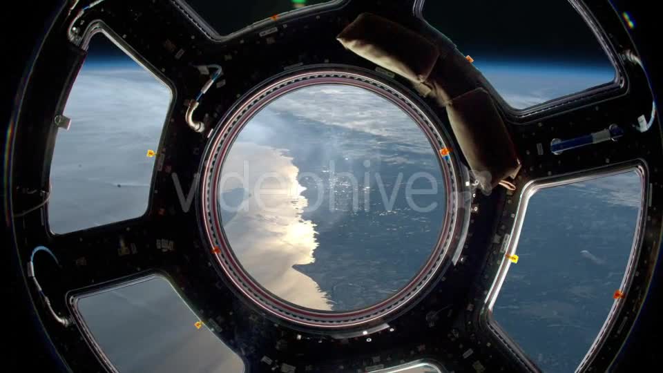 Earth As Seen Through Window Of Space Station Videohive 10509307 Motion Graphics Image 1