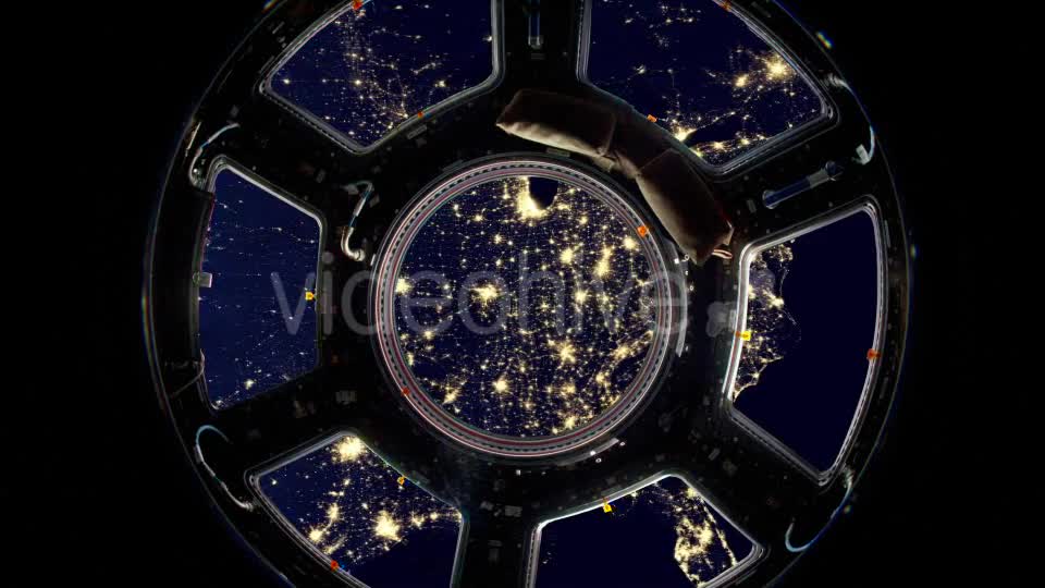 Earth As Seen Through Window Of Space Station Videohive 10417485 Motion Graphics Image 1