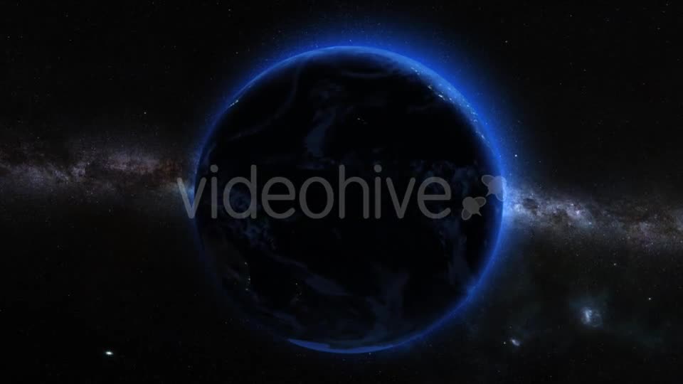 Earth Dark Side From Space Videohive 13644628 Motion Graphics Image 1