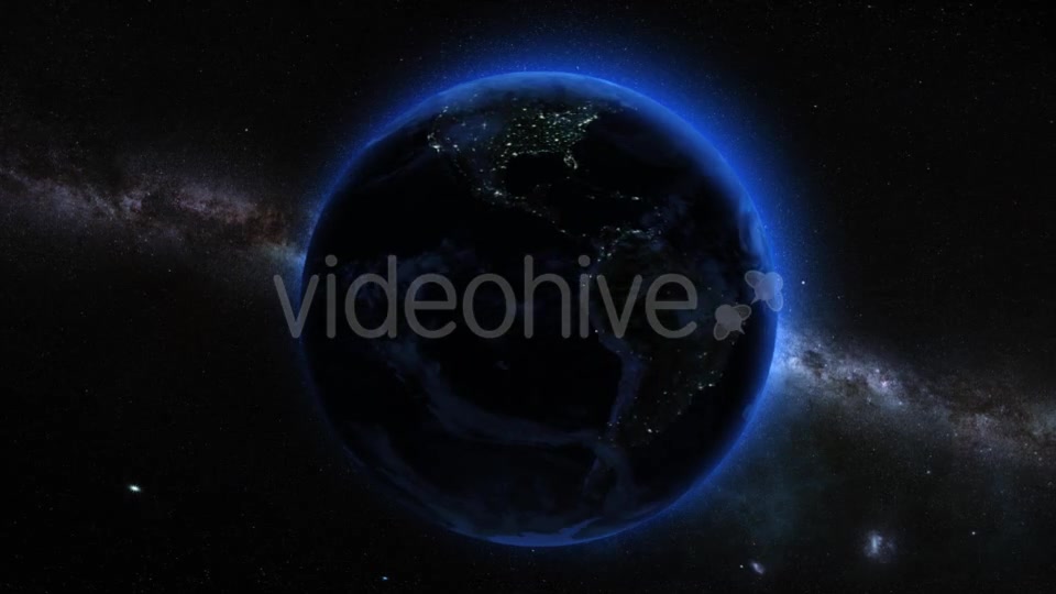 Earth Dark Side From Space Videohive 13644628 Motion Graphics Image 9
