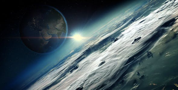 Earth From Space Sunruse - Videohive Download 20112727