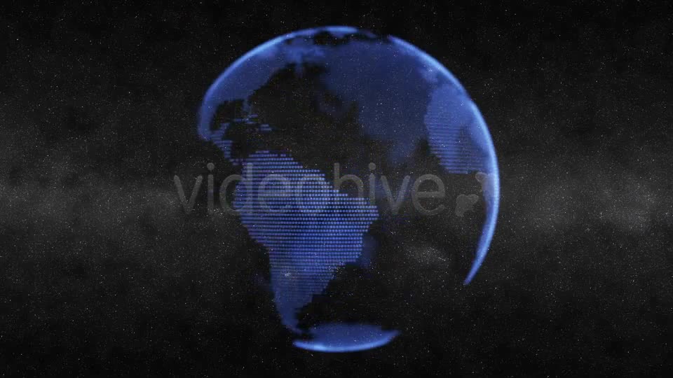 Earth Globe Animation Blue Videohive 2702316 Motion Graphics Image 1