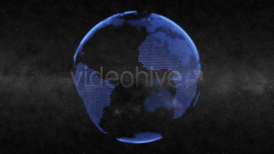 Earth Globe Animation Blue Videohive 2702316 Motion Graphics Image 2