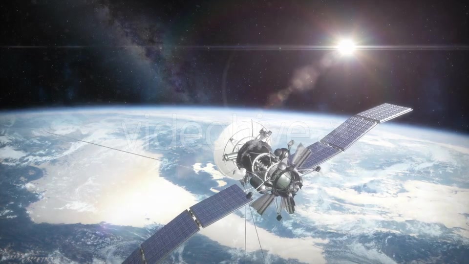 Earth Orbit With Satellite 2 Videohive 14405695 Motion Graphics Image 4