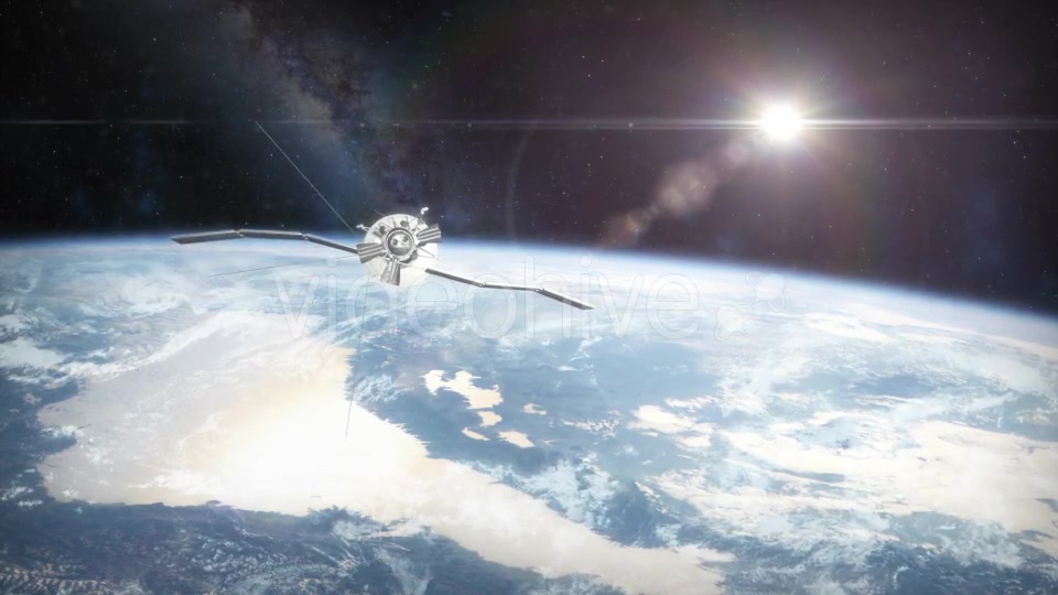 Earth Orbit With Satellite 2 Videohive 14405695 Motion Graphics Image 7