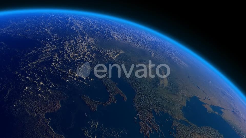 Earth Realistic Clouds Europe Videohive 22471199 Motion Graphics Image 2