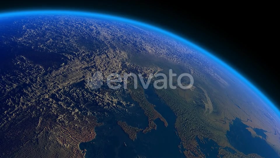 Earth Realistic Clouds Europe Videohive 22471199 Motion Graphics Image 4