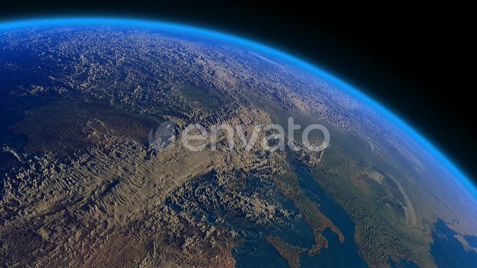 Earth Realistic Clouds Europe Videohive 22471199 Motion Graphics Image 7