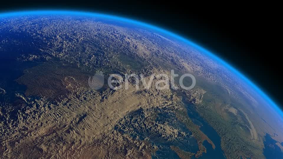 Earth Realistic Clouds Europe Videohive 22471199 Motion Graphics Image 8