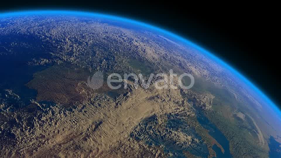 Earth Realistic Clouds Europe Videohive 22471199 Motion Graphics Image 9