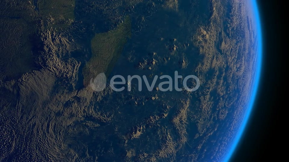 Earth Realistic Clouds Madagascar East Africa Videohive 22471185 Motion Graphics Image 3