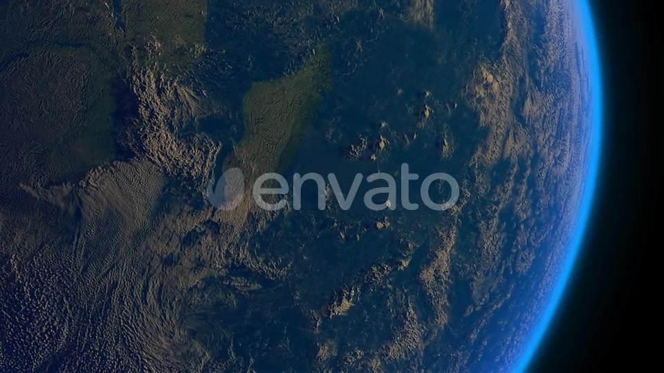 Earth Realistic Clouds Madagascar East Africa Videohive 22471185 Motion Graphics Image 4