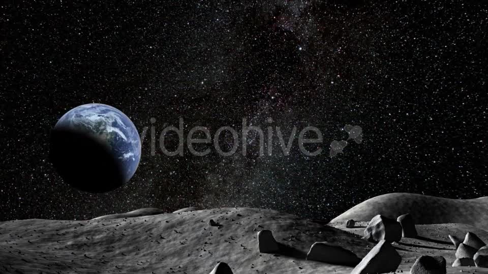 Earth Seen From The Moon Videohive 13006626 Motion Graphics Image 1