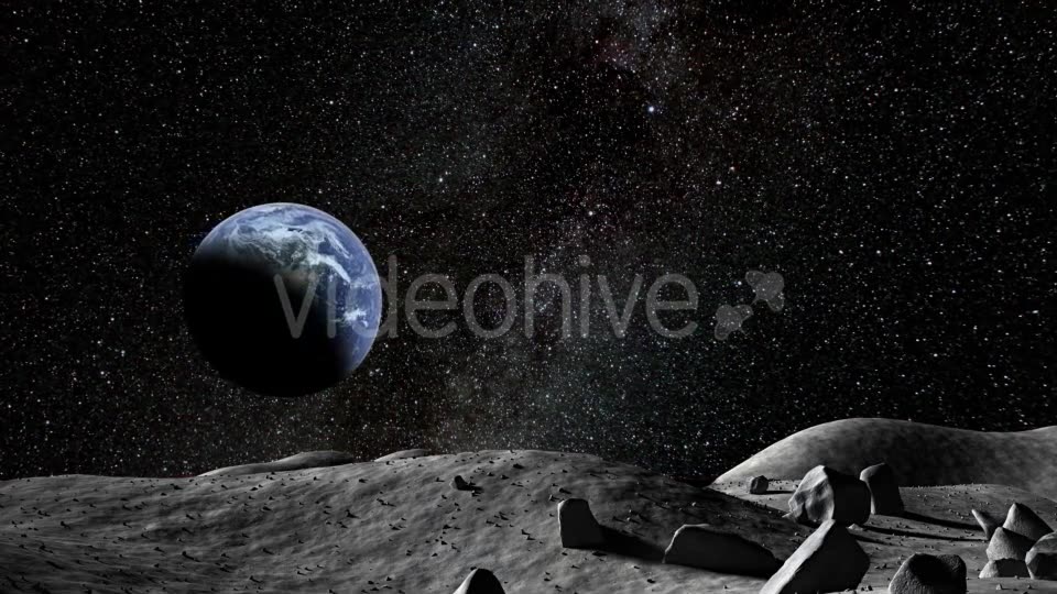 Earth Seen From The Moon Videohive 13006626 Motion Graphics Image 2