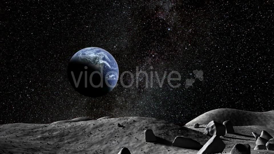 Earth Seen From The Moon Videohive 13006626 Motion Graphics Image 3