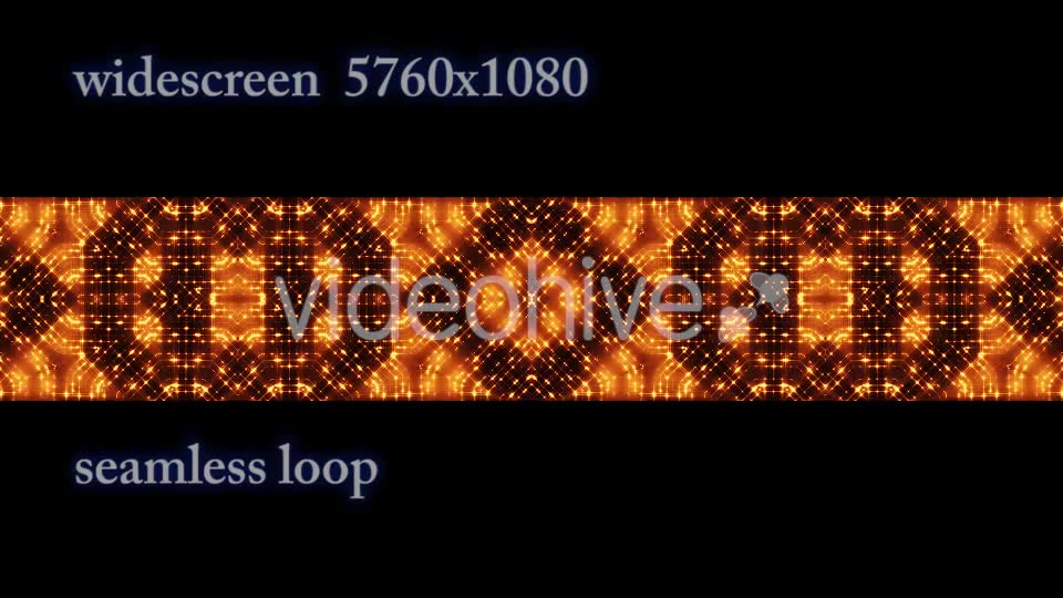 East Fiery Gold Pattern Widescreen Videohive 20554389 Motion Graphics Image 2
