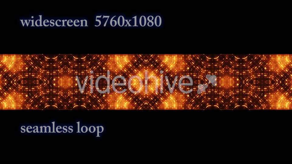 East Fiery Gold Pattern Widescreen Videohive 20554389 Motion Graphics Image 3