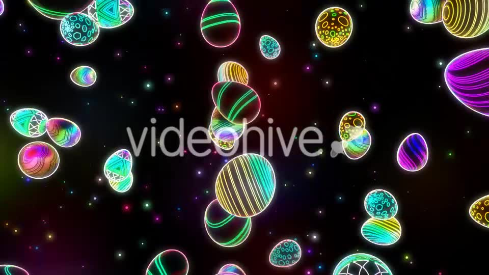 Easter Eggs Neon Videohive 21543695 Motion Graphics Image 2