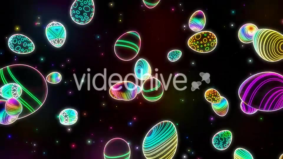 Easter Eggs Neon Videohive 21543695 Motion Graphics Image 3