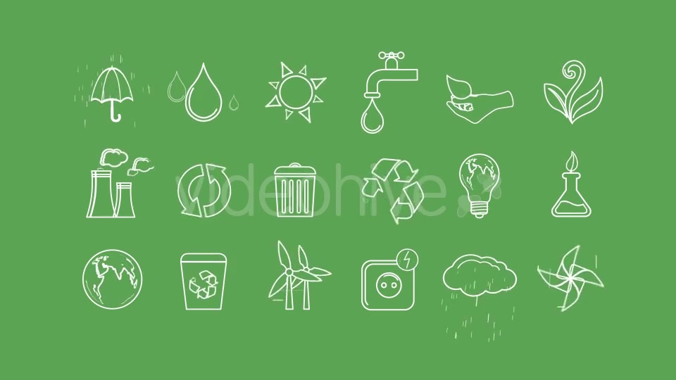 Ecology Concept Icons Videohive 20242654 Motion Graphics Image 11