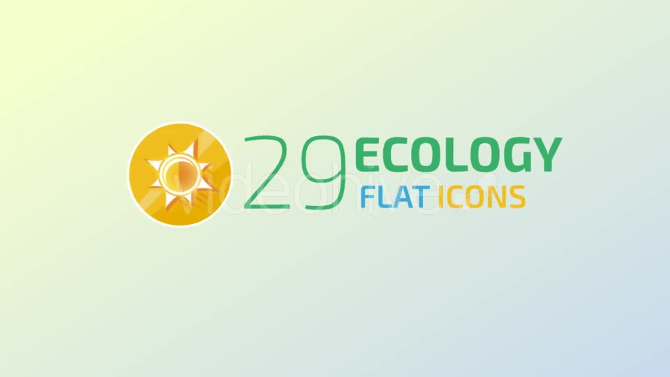 Ecology Concept Icons Videohive 14825508 Motion Graphics Image 1