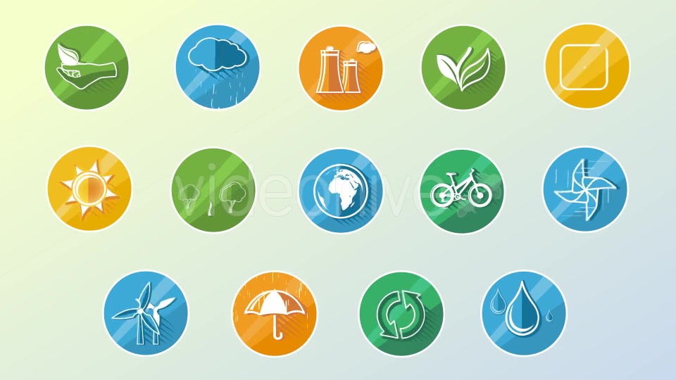 Ecology Concept Icons Videohive 14825508 Motion Graphics Image 10